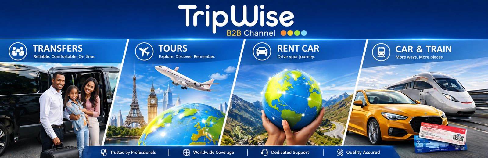 Tripwise service flights hotel , train , tours world wide